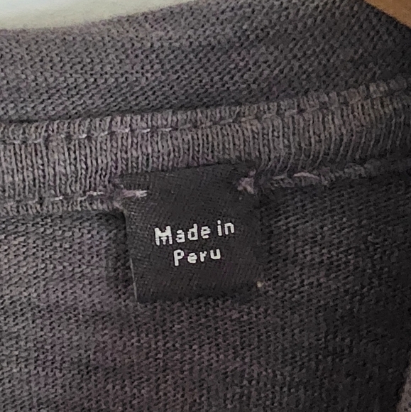 Vince Regular Fit Slub Lightweight Long Sleeves Gray Men's Hoodie Size S - Picture 4 of 7